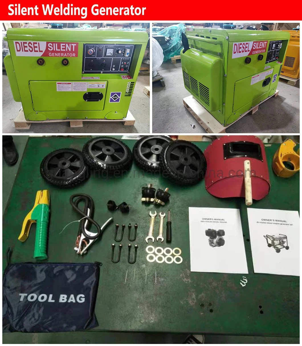 Manufacturers Wholesale Cheap Gas Diesel Powered Welder Generators or Diesel Welder Generator Genset Welders Welding Machine 30kVA 300 AMP 400 AMP